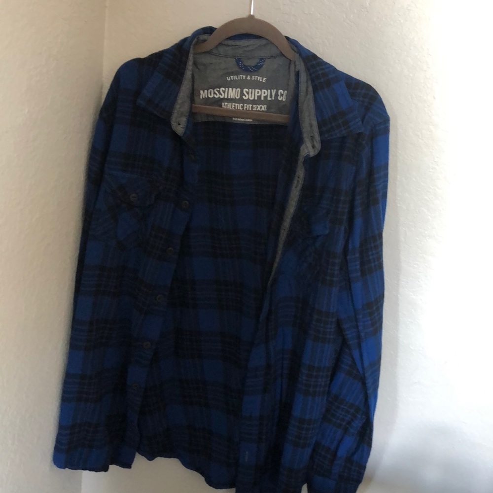 Blue and Black Flannel